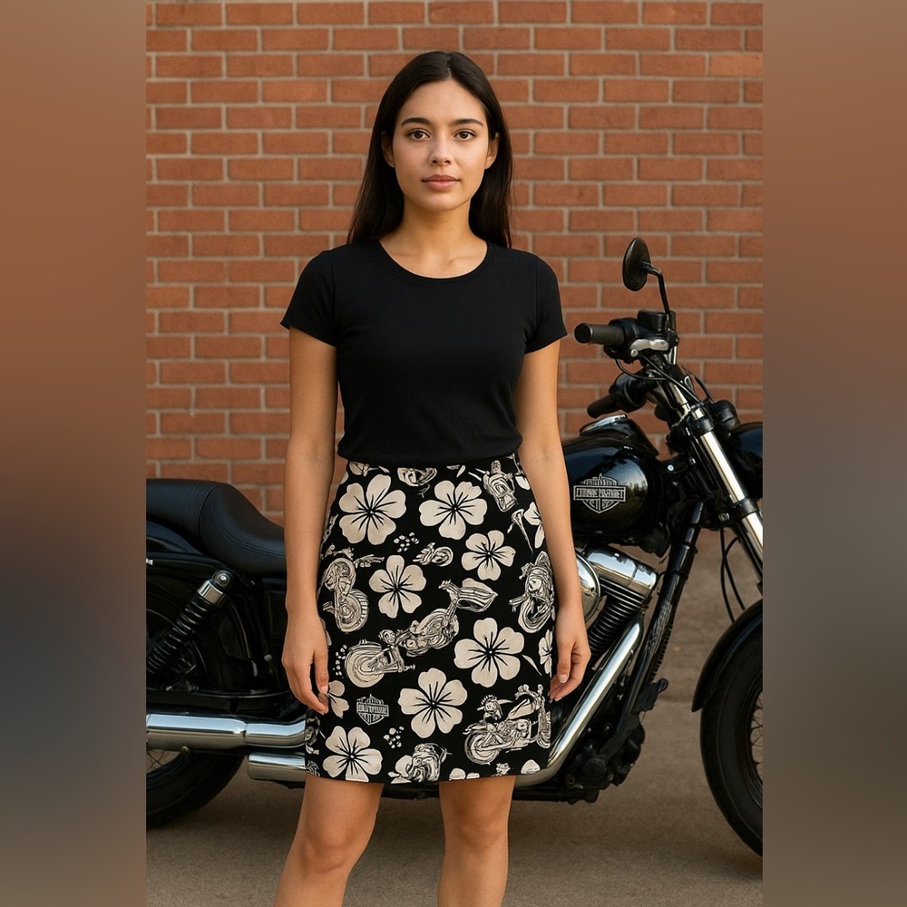 Harley-Davidson x Tori Richard Tropical Skirt